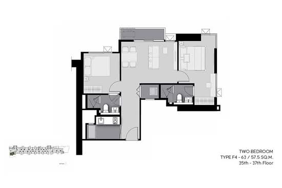 Life Sathorn Sierra - Floor Plan