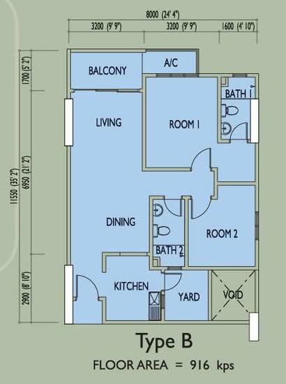 D'Alamanda - Floor Plan - iProperty.com.my