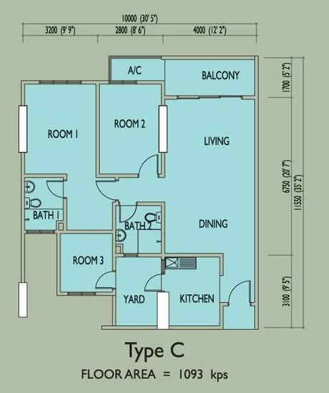 D'Alamanda - Floor Plan - iProperty.com.my