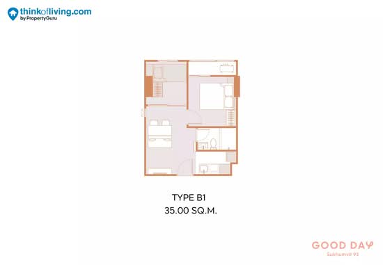Good Day Sukhumvit 93 : กู๊ดเดย์ สุขุมวิท 93 - Floor Plan