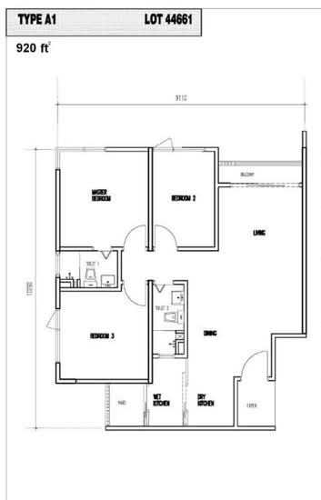 VIM 3 @ Desa Park North - Floor Plan - iProperty.com.my