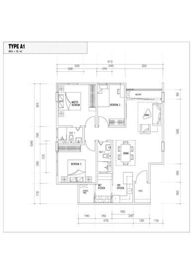 VIM 3 @ Desa Park North - Floor Plan - iProperty.com.my