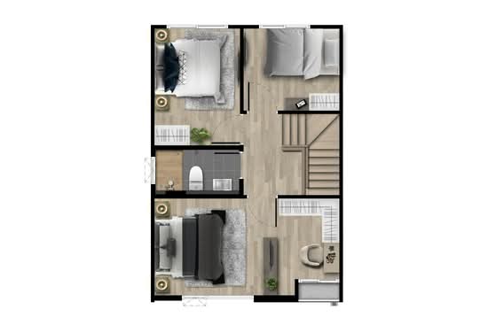 Grande Pleno Ramintra-Wongwaen 2 : แกรนด์ พลีโน่ รามอินทรา-วงแหวน 2 - Floor Plan