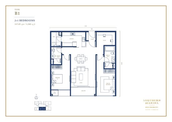 Southern Marina Residences - Floor Plan - iProperty.com.my