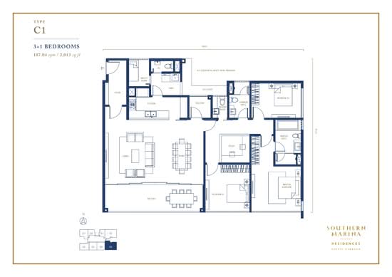 Southern Marina Residences - Floor Plan - iProperty.com.my
