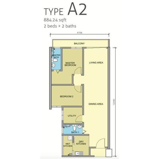 Maple Residences @ Bandar Bestari Klang - Floor Plan - iProperty.com.my