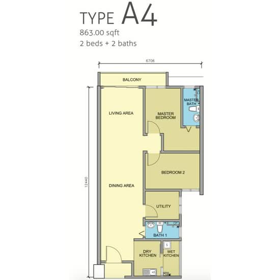 Maple Residences @ Bandar Bestari Klang - Floor Plan - iProperty.com.my