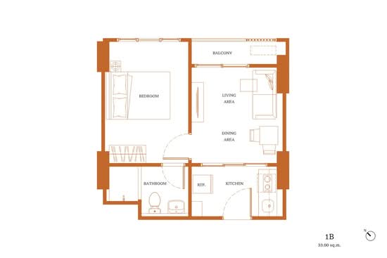 The Base Height-Chiang Mai : เดอะ เบส ไฮท์-เชียงใหม่ - Floor Plan