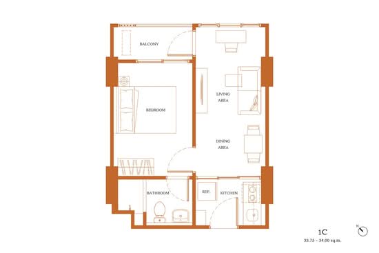 The Base Height-Chiang Mai : เดอะ เบส ไฮท์-เชียงใหม่ - Floor Plan