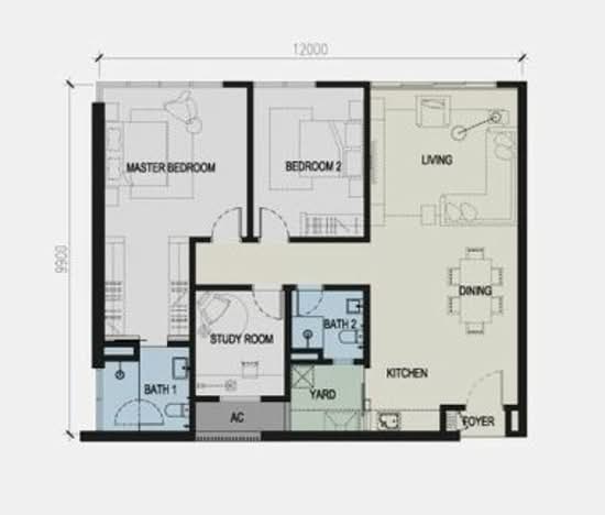 Renai Jelutong - Floor Plan - iProperty.com.my