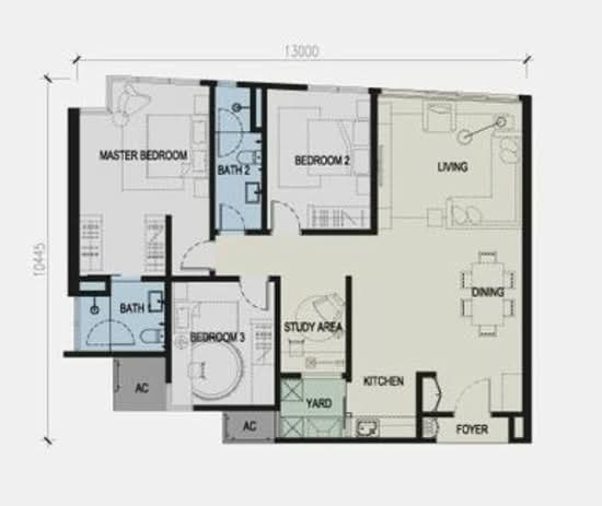 Renai Jelutong - Floor Plan - iProperty.com.my