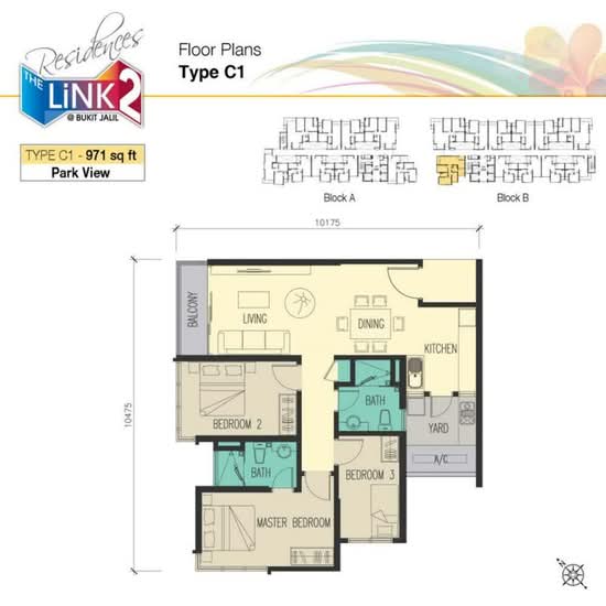 The Link 2 @ Bukit Jalil (Serviced Residences) - Floor Plan - iProperty.com.my