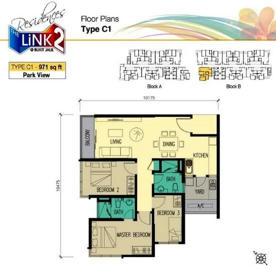 The Link 2 @ Bukit Jalil (Serviced Residences) - Floor Plan - iProperty.com.my