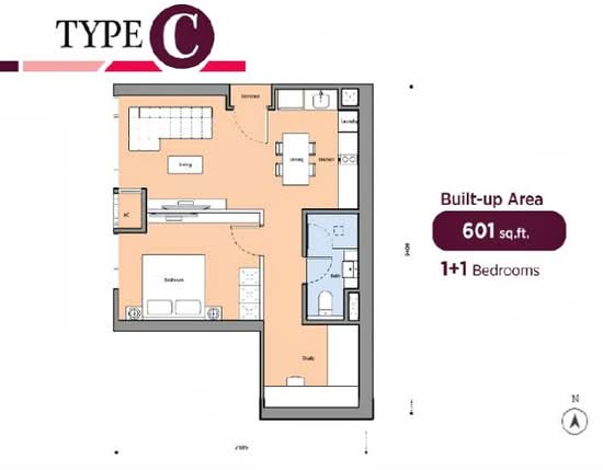 Dianthus @ Tropicana Gardens - Floor Plan - iProperty.com.my