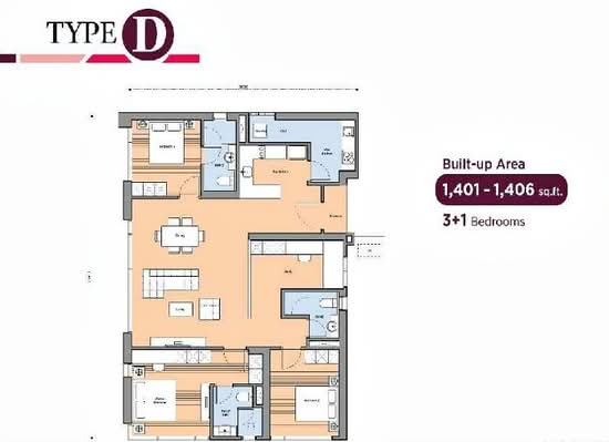 Dianthus @ Tropicana Gardens - Floor Plan - iProperty.com.my