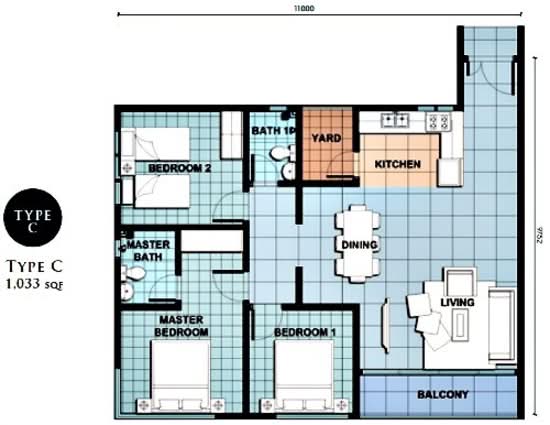 D’Lagoon Luxury Development By The Lake - Floor Plan - iProperty.com.my