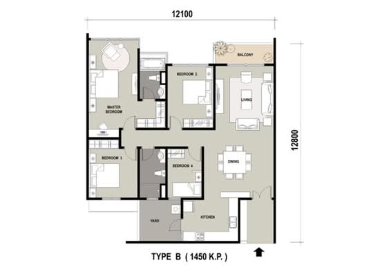 Marinox Sky Villas - Floor Plan - iProperty.com.my