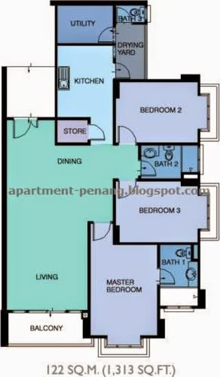 Bayswater Resort Condominium - Floor Plan - iProperty.com.my