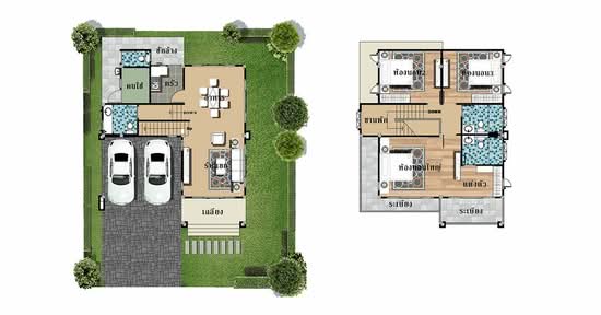 Amarincity Sattahipmuangmai (Phase 3) : อัมรินทร์ซิตี้ สัตหีบเมืองใหม่ (เฟส 3) - Floor Plan