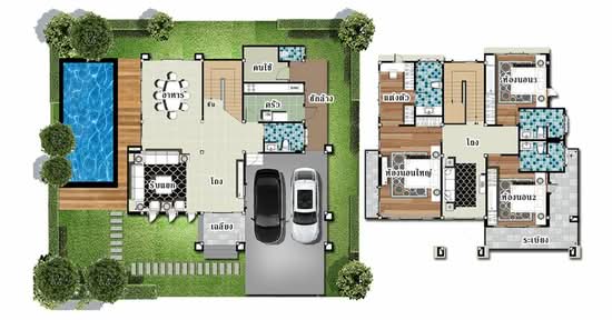 Amarincity Sattahipmuangmai (Phase 3) : อัมรินทร์ซิตี้ สัตหีบเมืองใหม่ (เฟส 3) - Floor Plan