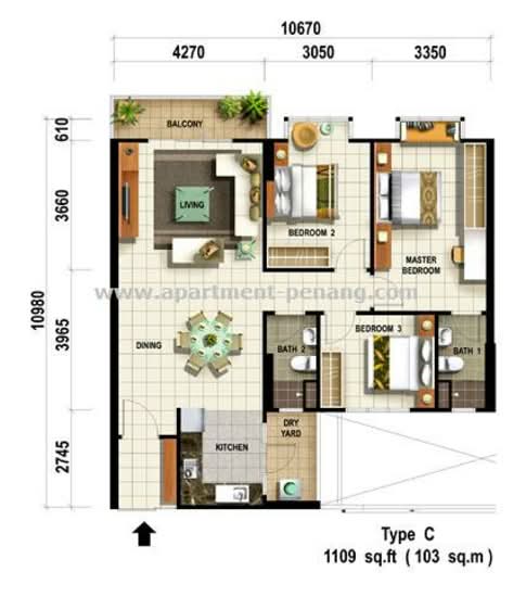 Summer Place - Floor Plan - iProperty.com.my