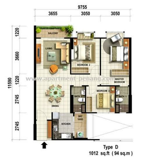 Summer Place - Floor Plan - iProperty.com.my