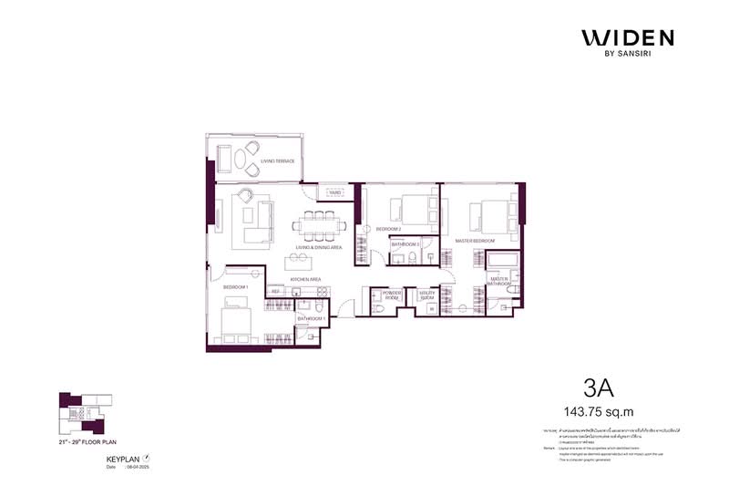 WIDEN by Sansiri, กรุงเทพ, 8/11 Nang Linchi Rd, ทุ่งมหาเมฆ, สาทร, กรุงเทพ, , คอนโด ขาย, โดย Sansiri via Plus Property, 60015071 - DDproperty.com