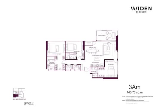 WIDEN by Sansiri - Floor Plan