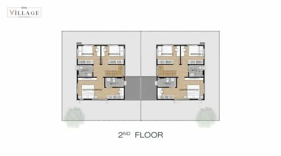 Sena Village Tiwanon-Bangkadi : เสนา วิลเลจ ติวานนท์-บางกะดี  - Floor Plan