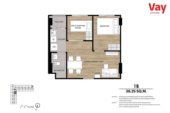 Vay Pothisan - Floor Plan