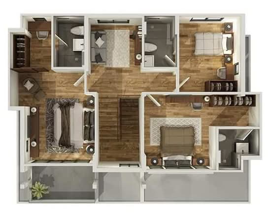 Bangkok Boulevard Ramintra-Serithai 2 : บางกอก บูเลอวาร์ด รามอินทรา-เสรีไทย 2 - Floor Plan