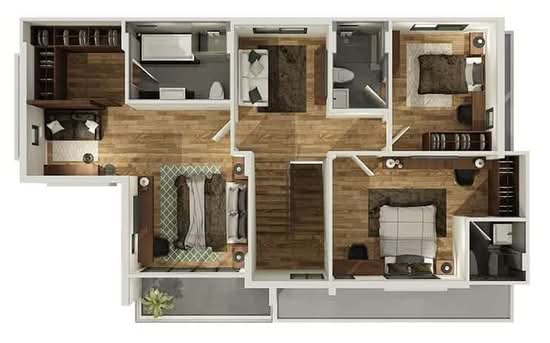 Bangkok Boulevard Ramintra-Serithai 2 : บางกอก บูเลอวาร์ด รามอินทรา-เสรีไทย 2 - Floor Plan