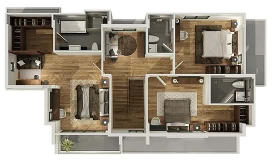 Bangkok Boulevard Ramintra-Serithai 2 : บางกอก บูเลอวาร์ด รามอินทรา-เสรีไทย 2 - Floor Plan
