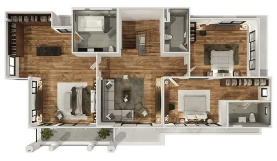 Bangkok Boulevard Ramintra-Serithai 2 : บางกอก บูเลอวาร์ด รามอินทรา-เสรีไทย 2 - Floor Plan