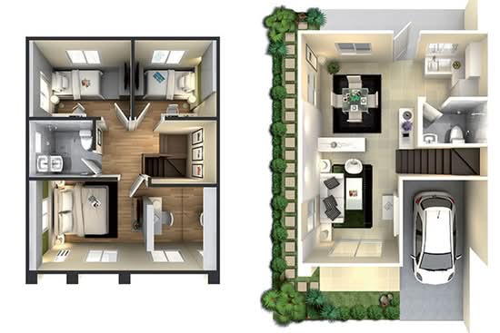 Baan Pruksa 59 Sukhumvit Road (Old Route) – Bang Poo - Floor Plan