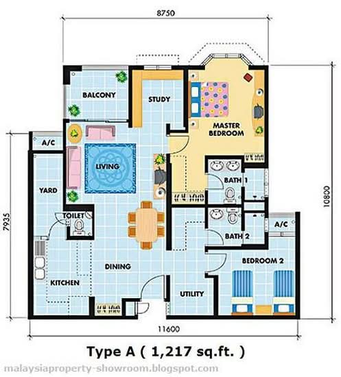 Casa Tropicana - Floor Plan - iProperty.com.my