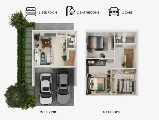 Pruksa Bangna-Srivaree - Floor Plan