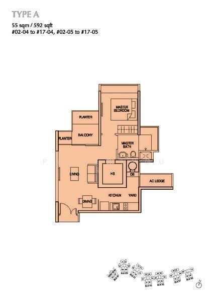 The Estuary @ Yishun, 87 Yishun Avenue 1, Sembawang / Yishun, 1 Bedroom, 592 sqft, Condominium For Sale, by Aden Aw, 500286742 - 2D - PropertyGuru.com.sg