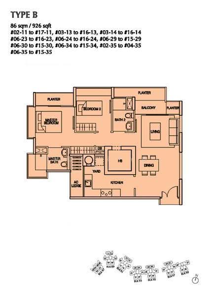 The Estuary @ Yishun, 1 Yishun Avenue 1, Sembawang / Yishun, 2 Bedrooms, 926 sqft, Condominium For Sale, by Michelle Leong, 500156786 - 2D - PropertyGuru.com.sg