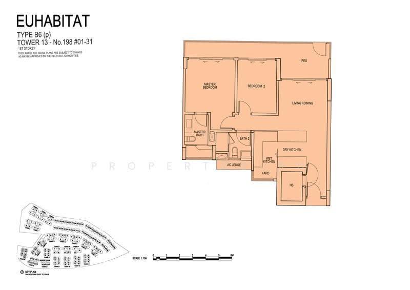 Euhabitat, 332 Jalan Eunos, Eunos / Geylang / Paya Lebar, 2 Bedrooms, 1,012 sqft, Condominium For Sale, by Jessica Low, 60187640 - 2D - PropertyGuru.com.sg