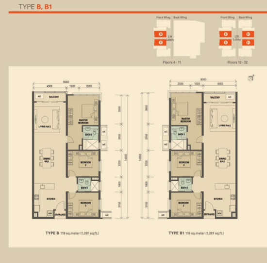 Suasana Bukit Ceylon / Raja Chulan Residences - Floor Plan - iProperty.com.my