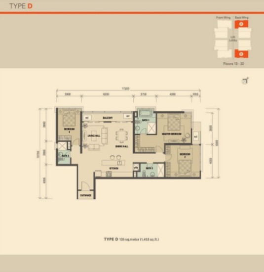 Suasana Bukit Ceylon / Raja Chulan Residences - Floor Plan - iProperty.com.my