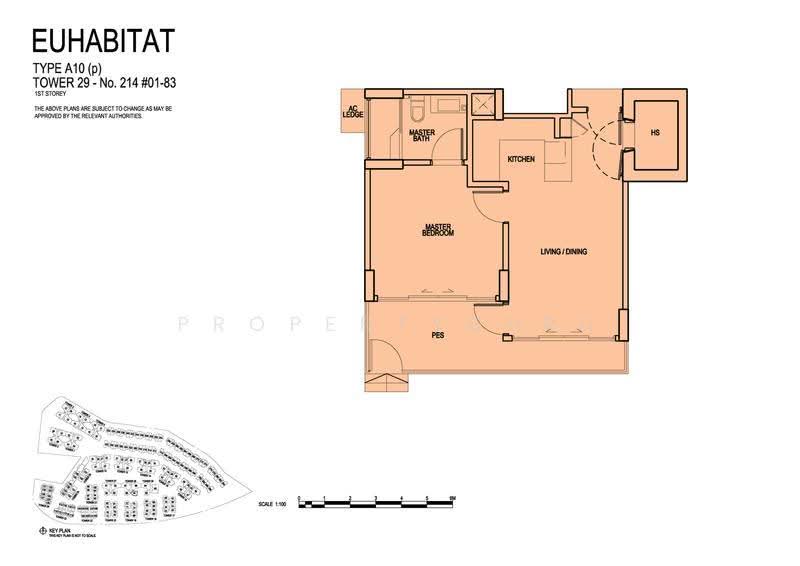 Euhabitat, 332 Jalan Eunos, Eunos / Geylang / Paya Lebar, 1 Bedroom, 624 sqft, Condominium For Sale, by Jerry Ye, 500275994 - 2D - PropertyGuru.com.sg