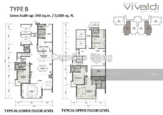 Sunway Vivaldi - Floor Plan - iProperty.com.my