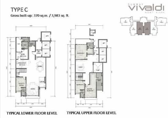 Sunway Vivaldi - Floor Plan - iProperty.com.my