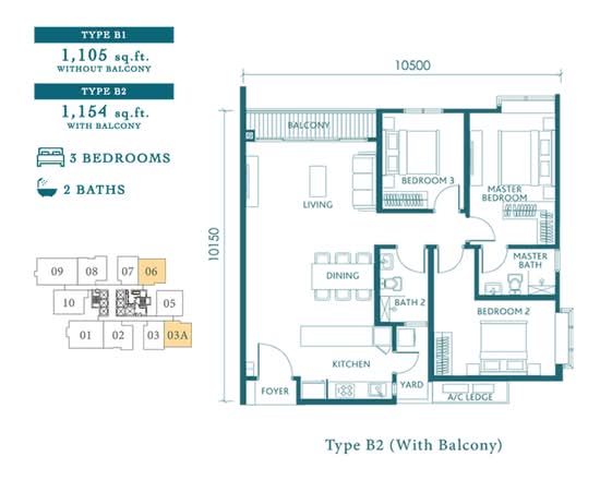 Sunway Serene - Floor Plan - iProperty.com.my
