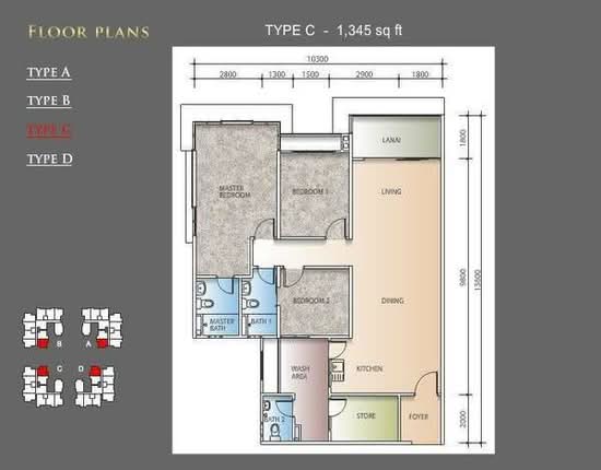 The Regina - Floor Plan - iProperty.com.my