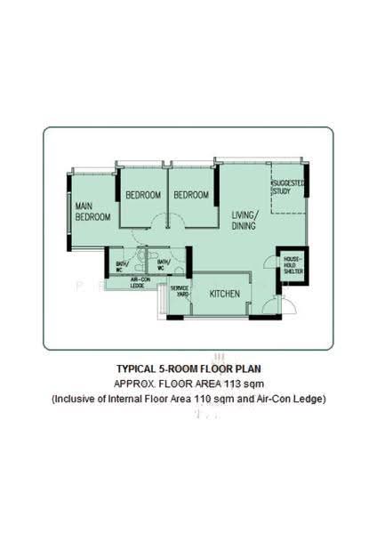 810B Choa Chu Kang Avenue 7, 810B Choa Chu Kang Avenue 7, Dairy Farm / Bukit Panjang / Choa Chu Kang, 3 Bedrooms, 1,216 sqft, HDB Flat For Rent, by Syahir ., 500283592 - 2D - PropertyGuru.com.sg