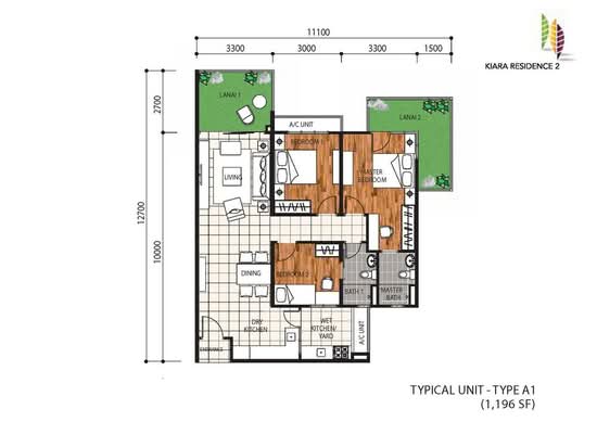 Kiara Residence 2 (Residensi Kiara Jalil 2) - Floor Plan - iProperty.com.my