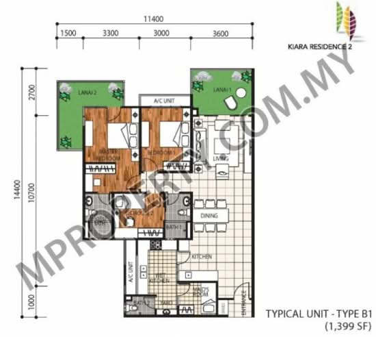 Kiara Residence 2 (Residensi Kiara Jalil 2) - Floor Plan - iProperty.com.my